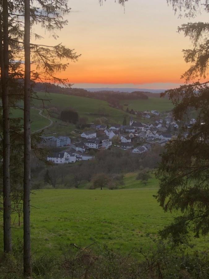 Ferienhaus Rehblick Rockeskyll Buitenkant foto